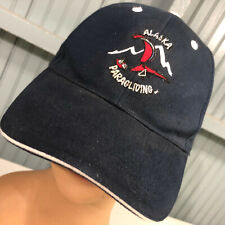 Alaska Paragliding Black Strapback Baseball Cap Hat for sale  Shipping to South Africa