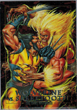 Wolverine vs Sabretooth Battle 3-D 1992 Marvel Masterpieces SkyBox Card comprar usado  Enviando para Brazil