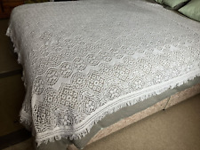 White fringed crochet for sale  DUNFERMLINE