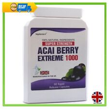 Suplemento dietético Acai Berry Extreme 1000 Pure Detox 60 cápsulas comprar usado  Enviando para Brazil