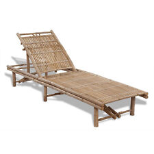 Bamboo lounger chair for sale  SOUTHALL