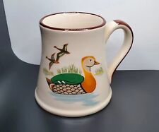 Caneca de café colecionável vintage xícara de fundo largo grés pato pato pato aves aquáticas, usado comprar usado  Enviando para Brazil