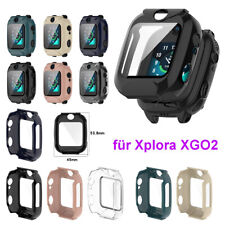 For Xplora XGO2 Kids Watch Case PC Glass Screen Protector Cover Case Shell for sale  Shipping to South Africa