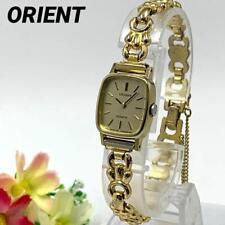 Relógio feminino 921 Orient ouro bateria quartzo substituído popular raro vintage retrô comprar usado  Enviando para Brazil