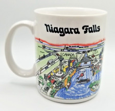 Caneca de café cênica vintage Niagra Falls 1986 AMK Toronto Canadá lembrança comprar usado  Enviando para Brazil