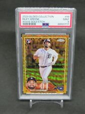 2023 TOPPS GILDED COLLECTION RILEY GREENE WAVE GOLD ETCH RC /75 PSA 9 MG5, usado comprar usado  Enviando para Brazil