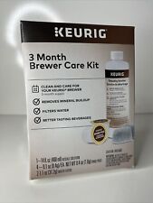Kit de manutenção de cerveja Keurig 3 meses solução de descalcificação filtros cápsulas de enxágue abertas comprar usado  Enviando para Brazil