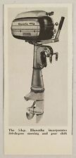 Used, 1953 Magazine Photo Hiawatha 5-HP Outboard Motors Steering & Gear Shift for sale  Shipping to South Africa