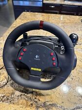 Logitech Momo Racing Force Feedback Wheel with Pedals & Power Cord E-UH9 for sale  Shipping to South Africa