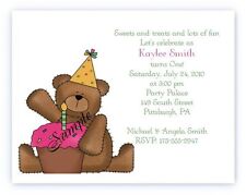 20 cartões personalizados de convites de festa de aniversário infantil infantil comprar usado  Enviando para Brazil