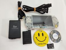 Consola portátil Sony PSP-3000 Playstation carcasa transparente personalizada segunda mano  Embacar hacia Argentina