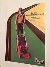 FLYMO Six New Wheeled Rotary Mowers Original 1970s Vintage Sales Brochure for sale  Shipping to South Africa