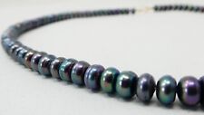 Hematite beaded necklace for sale  SALISBURY