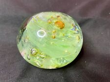 Green gold paperweight for sale  POOLE
