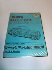 Haynes manual triumph for sale  ORMSKIRK