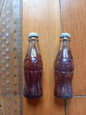 Usado, Lot 2 Rare Ancienne Mini bouteille coca cola Verre Peint 5,4 Cm Échantillon  comprar usado  Enviando para Brazil