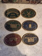 Brass canal plaques for sale  CLYNDERWEN
