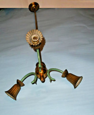 Antico lampadario ottone usato  Italia
