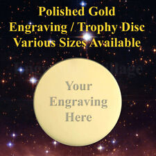 Round gold trophy for sale  IPSWICH