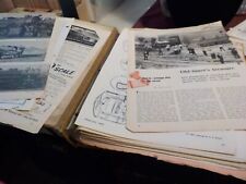 VINTAGE MIXED LOT OF PAPERS/ PAMPHLETS RAILRAOD MODEL PAPERS/ FORMS IN BINDER for sale  Shipping to South Africa