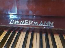 Zimmermann upright piano for sale  CROYDON