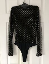 Bodysuit black gold for sale  SUTTON