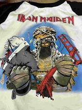 Iron Maiden California Invasion 1985 Raglan P a 3XL comprar usado  Enviando para Brazil