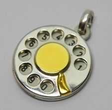 VINTAGE 835 SILVER PENDANT TELEPHONE DIALER LANDLINE PHONE, used for sale  Shipping to South Africa