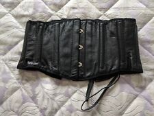 Real black leather for sale  PULBOROUGH