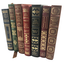 Lote Conjunto Colección de 7 Libros Clásicos de Cuero Dorado The Franklin Library 🙂 segunda mano  Embacar hacia Argentina