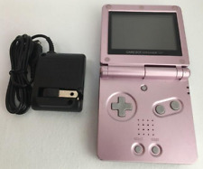 Nintendo Game Boy Advance SP Pearl Pink AGS 001 Tested Working + Charger OEM, used for sale  Shipping to South Africa