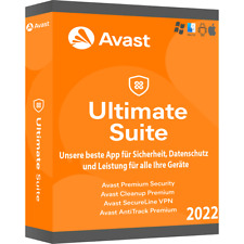 AVAST Ultimate 2022 10 Geräte 2 Jahre | Mehrere Geräte | Antivirus 2023 DE avast segunda mano  Embacar hacia Argentina