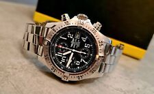 Usado, Relógio masculino automático de aço Breitling Super Avenger A1337011 A13380  comprar usado  Enviando para Brazil