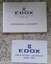 Edox garantie schein gebraucht kaufen  Gütersloh-Friedrichsdorf