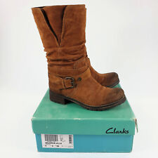 Clarks boots tan for sale  THETFORD