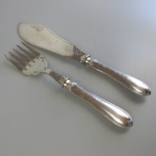 Fish Servers / Serving Cutlery. Hallmarked silver handles. Thread. Vintage 1925 for sale  Shipping to South Africa