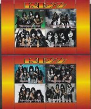 KISS-Music-Pop-Rock Group-Special Stamps (2 sheets )(2015)-Congo-f.used-cto pmk comprar usado  Enviando para Brazil