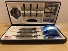 BOTTELSEN GREAT WHITE  2692GW1 26 GRAM STEEL TIP DARTS 90% TUNGSTEN, used for sale  Shipping to South Africa