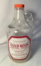 Jarro de vidro vintage de meio galão em relevo rocha areia, usado comprar usado  Enviando para Brazil
