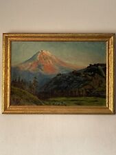 GORGEOUS ANTIQUE PLEIN AIR LANDSCAPE OIL PAINTING OLD VINTAGE IMPRESSIONIST 1950 for sale  Shipping to Canada