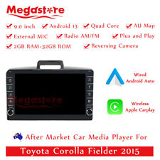GPS de carro 9" Android 13 Carplay unidade principal automática estéreo para Toyota Corolla Fielder comprar usado  Enviando para Brazil