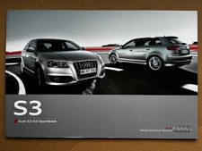 2010 / Audi S3, S3 Sportback (8P, 8PA) / DE / Prospekt Brochure na sprzedaż  PL