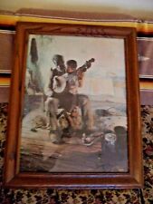 Framed print banjo for sale  Norman