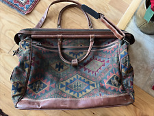 Bolsa de viagem Capezio Kilim feita à mão tapete vintage unissex fim de semana GG, usado comprar usado  Enviando para Brazil