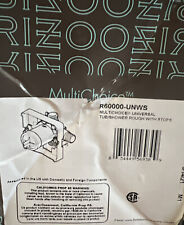 Brizo MultiChoice Universal Shower Rough Kit With Stops 60000-UNWS NEW for sale  Shipping to South Africa