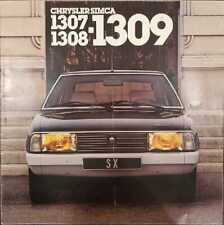 Brochure simca 1307 d'occasion  Paris XV