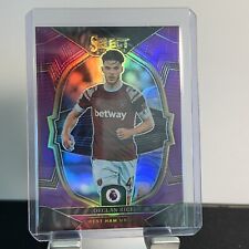2022-23 Panini Select Premier League Terrace Purple Prizm /135 Declan Rice #91 for sale  Shipping to South Africa