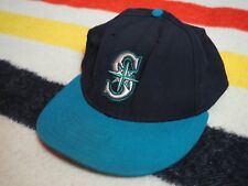 Usado, De Colección Años 90 NUEVA ERA MLB Marineros de Seattle Lana Original Ajustado Sombrero Gorra 7 5/8 segunda mano  Embacar hacia Mexico