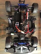 125mph RC speed car, traxxas slash lcg 4x4 chassis, no transmitter, used for sale  Shipping to South Africa