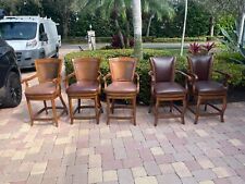 leather iron bar stools for sale  Jupiter